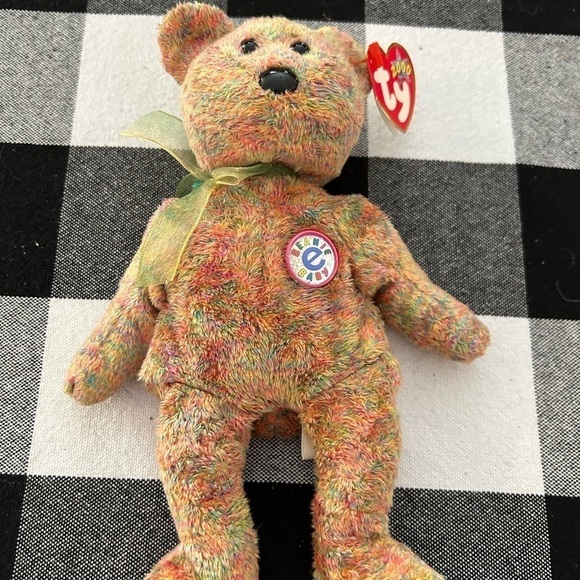 TY beanie baby, 2000 speckle the bear - Picture 13 of 13